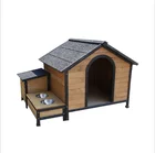 Customized villa dog house pet kennel manufacturer direct sale outdoor waterproof wooden pet kennel