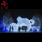 Christmas Ball Motif Light Commercial Arch Door Ball Motif Lights Christmas Decoration