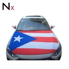 Chile national flag custom car hood covers flag