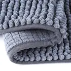 Bathroom Mat Non Slip Bath Mat Shower Set Quick Dry Print Non Slip Bathroom Machine-washable Chenille Rug