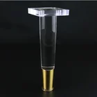 Replacement Chair Legs Wholesale Custom Clear Acrylic Furniture Coffee Table Legs/Acrylic Bed Sofa
