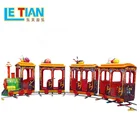 Carnival outdoor tourist kids small electric amusement train rides for sale