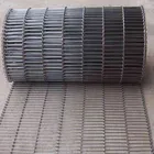 Stainless steel flat flex wire mesh egg conveyor belt for bread cooling