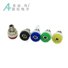 JIALUN Brass 2mm Banana Female Socket Jack Connector for 2 mm Banana Plug Test 5 Colors Audio & Video