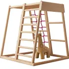 Manufacturers Equipment Wood Ladder Climbing Structure Manufacturers Children Garden Play Equipment