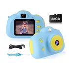 Kids Camera for Christmas gifts baby gift 2.0 Inches IPS Screen with 32 G TF Card kids Camera for 3-14-Year-Old