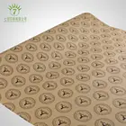 Custom 80gsm 90gsm And Other Gsm Christmas Brown Kraft Flower Gift Wrapping Paper With Pattern