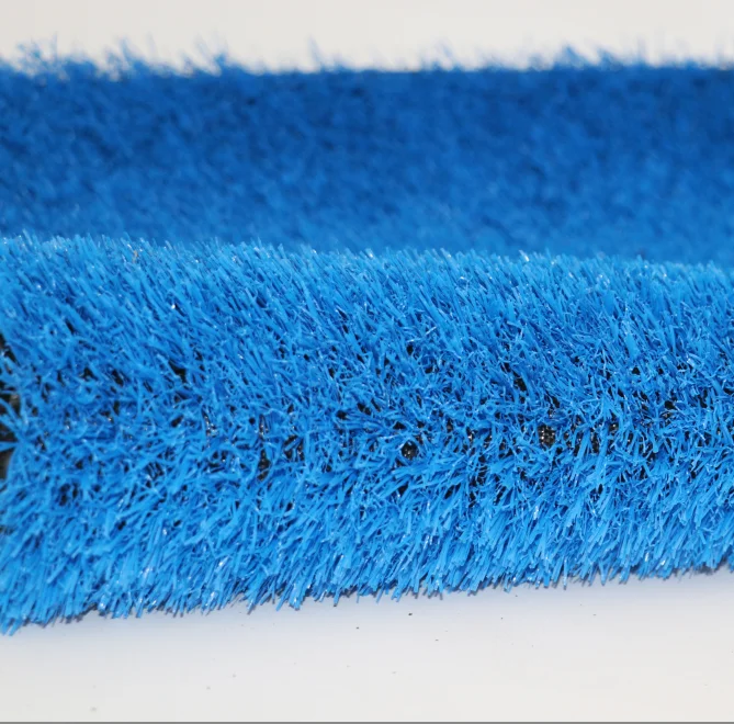 Blue artificial grass for indoor football soccer carpet