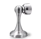 Stainless Steel Wall Rubber Metal Spring Decorative Gate Sliding Window Glass Shower Draft Magnetic Door Stopper