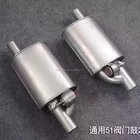 2.25" 2.5" 3" Factory hot sale titanium GR2/TA2 truck muffler tip exhaust pipe universal