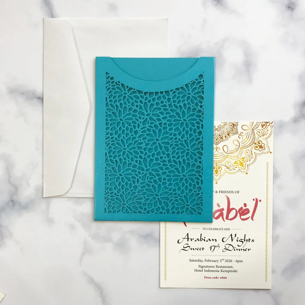 elegant wedding invitation card garden theme birthday party