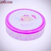 Hot selling promotional round food safe tins mint tin box with cozy cute color