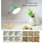 Wooden Base Desk Lamp Creative Shape Table Lighting Hot Sale Lamp For Students