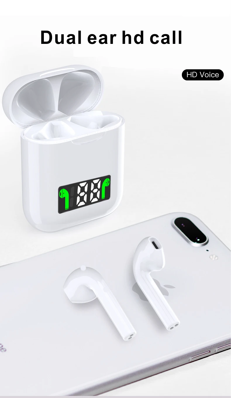 2019 new arrivals wireless earbuds full intelligent digital display i99 tws tws 5.0 earphone - ANKUX.COM