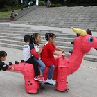 Electric Animatronic Dinosaur Walking Animals Kiddie Rides For Sale