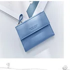 Coin Purse Pu Leather Zipper Mini Short Wallet for Ladies