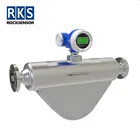 DN04-DN80 oil liquid water coriolis mass flow meter for petrochemistry electric power with LED display