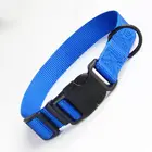 No Minimum Order OEM Custom Pattern Pet Dog Accessories Collar, Adjustable Soft Nylon Woven Dog Collar with Buckle