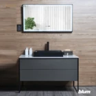 Classic Vintage Solid Ceramic Single Sink High Quality Bathroom Vanity