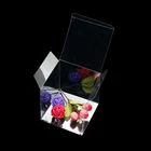 company logo custom uv spot plastic packaging box in high quality good price plastic box custom size