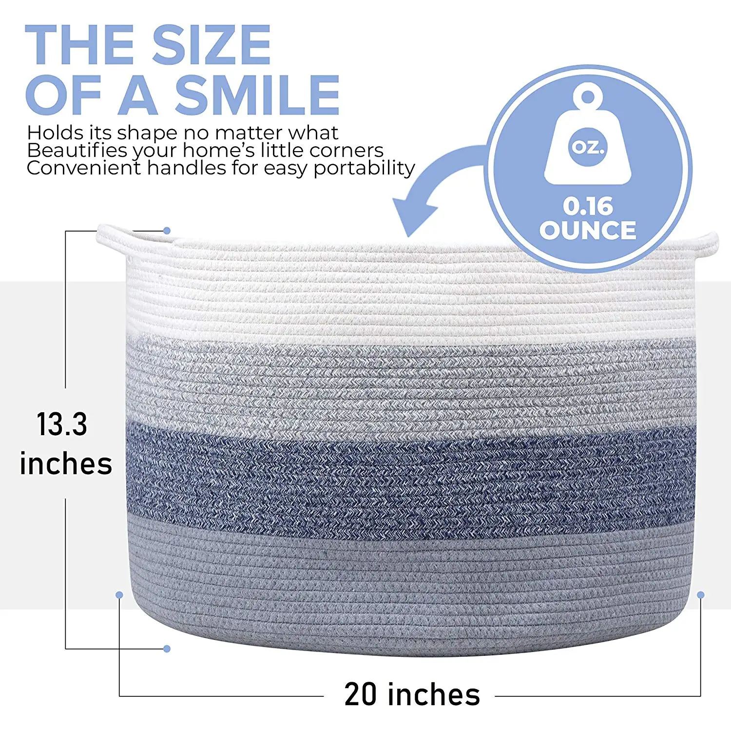 e0f; versatile storage basket - more than a baby laundry hamper