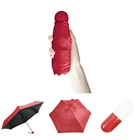 Five folding mini capsule umbrella, super tiny UV 5fold mini umbrella capsule gift