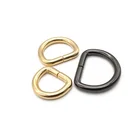 Good Quality Custom Made Removable Metal Accessories Buckle D Ring For Leather Bag