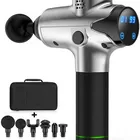 Tenu Dans la Main professionnel de Massage des Tissus Profonds Pistolet Percussion Masseur Musculaire 6 Tête 20 Vitesse Force