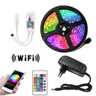 Strip Strip Light High Quality 5m10m Rgb Waterproof Grow Light Color Wifi Led Strip Lights With Remote