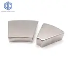 Customized wind generator permanent electric neodymium arc segment magnet for dc motor generator