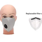 Sports Customized Logo Washable Sports Face Maskes With Valve Filters