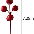 Bulk Wholesale Bulk Stems Farmhouses Pinecone Holly Artificial Berry Stems Christmas Branches