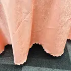 Big sales all over wedding decoration Shy pink round plastic table cloth