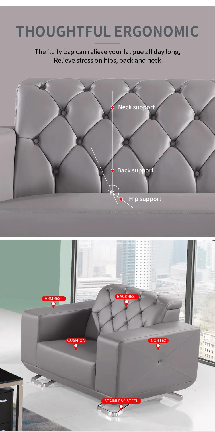 Pengpai Custom Sofa Set Furniture Modern Design Sofas For Office