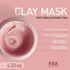 2020 Moisturizing Deep Cleaning Brightening Rose Red Clay Mask Natural Green Face Clay Mask Kor