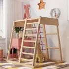 Equipment Wood Ladder Climbing Structure Manufacturers Children Garden Play Equipment