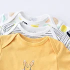 Baby Clothes Baby Girl Clothes Unisex 100% Cotton Material Baby Bodysuit Snap Crotch High Quality For America