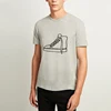 Blank t shirt design trended custom shoe embroidered grey t shirt