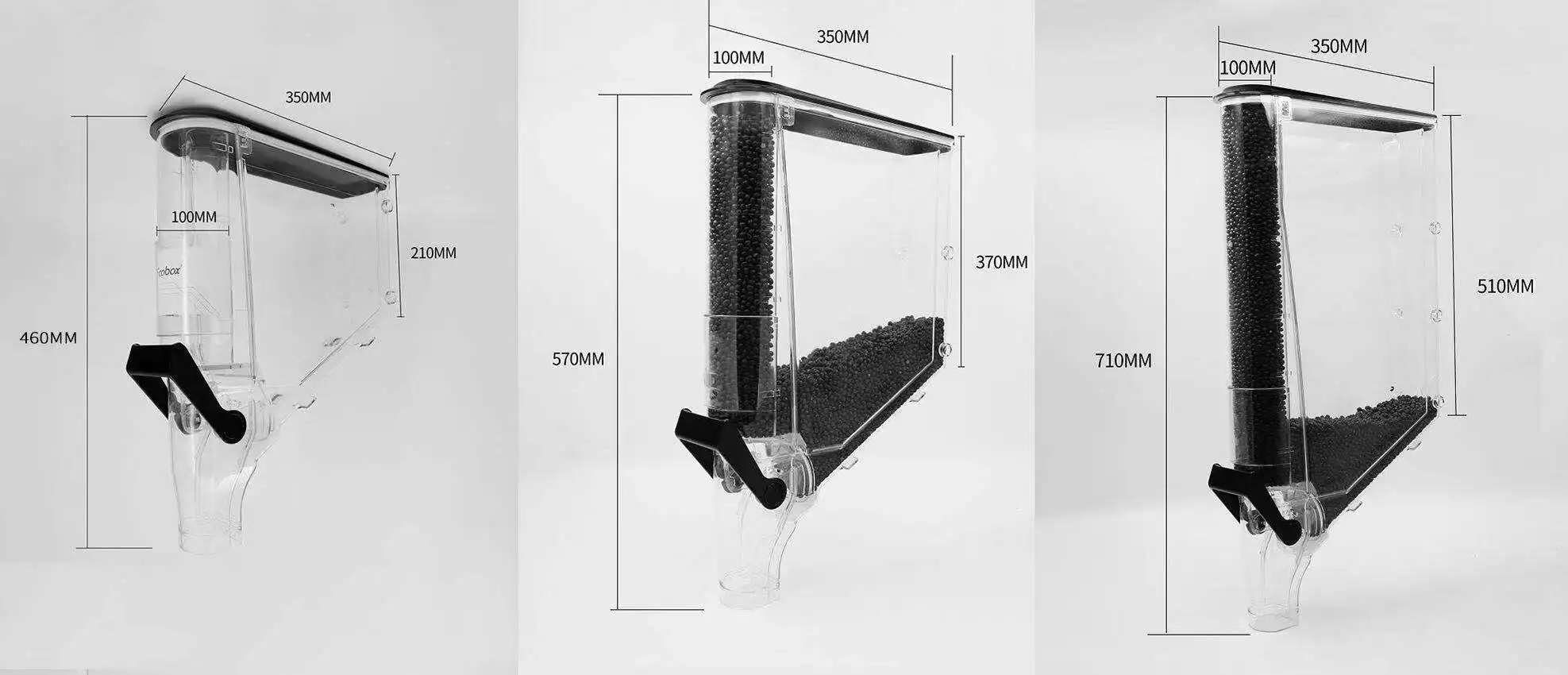 gravity bin dispenser