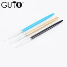 3pcs/set Nail Art Lines Painting Brush UV Gel Polish Acrylic Pen Nails Tips Stripe Flower 3D Design Manicure Brushes Tool