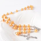Glass Pear Prayer Beads Bracelet For Jewelry Making For Women