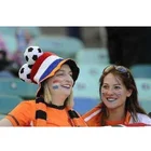 EURO 2020 velvet Holland football fans cap the Netherlands fans hat with football on the top