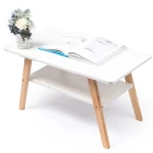 coffee table industrial wood modern tea table for living room office