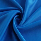 China manufacturer blue interlock jersey 100% polyester weft knitted fabric