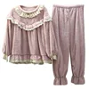 /product-detail/women-s-thick-coral-velvet-pajamas-women-s-set-winter-new-warm-flannel-home-service-lapel-women-s-pajamas-62382088917.html