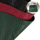 Wholesale faux leather fabric Artificial crocodile leather fabric for bag