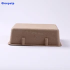 Disposable biodegradable Degradable Customized Earth friendly Pulp cat litter box