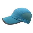 Wholesale custom cap baseball cap with reflective stripe and mesh running cap hat
