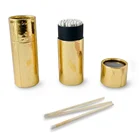 paper tube cylinder matches custom logo on the round box Tube white match tips with different size