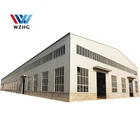 Warehouse workshop plant use pre fabricated steel frame structure houses